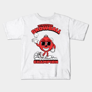 Intramural Snowball Champion Kids T-Shirt